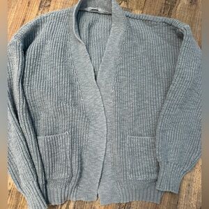 It is Well LA oversized sea blue open cardigan size S